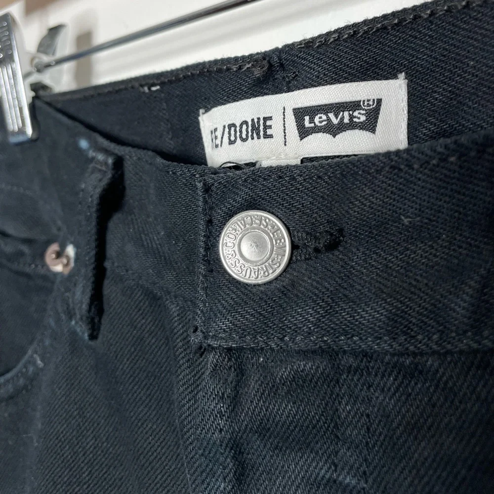 Re/Done | Vintage ReDone Levi’s High Rise Black Jeans Kendall Jenner 26